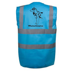 Husky Siberian 2 - Hundesport Warnweste Sicherheitsweste mit Hundemotiv-Tierisch-tolle Geschenke-Tierisch-tolle-Geschenke