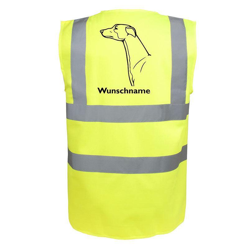 Greyhound - Hundesport Warnweste Sicherheitsweste mit Hundemotiv-Tierisch-tolle Geschenke