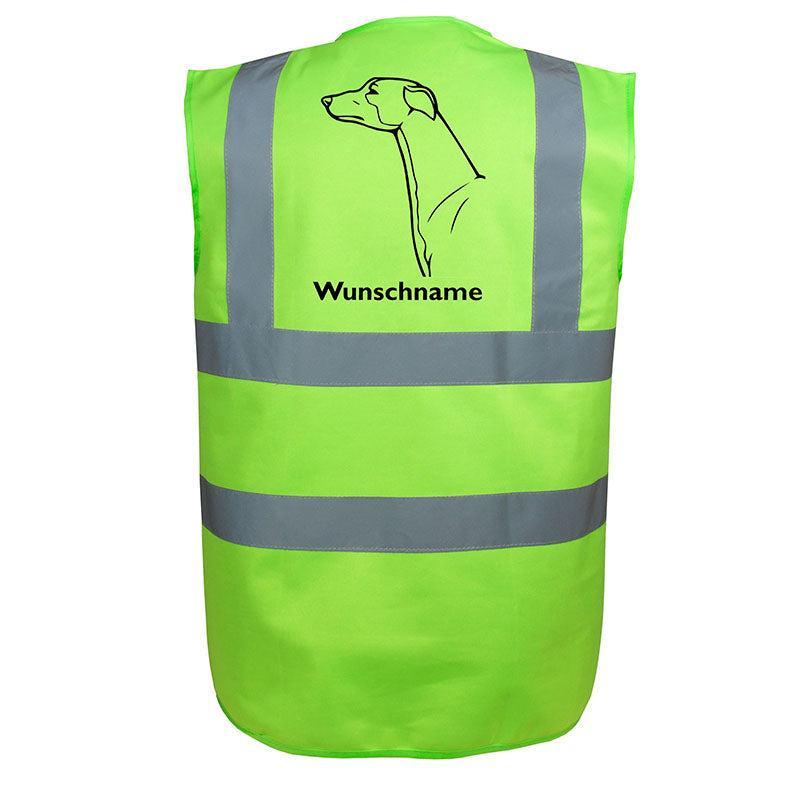 Greyhound - Hundesport Warnweste Sicherheitsweste mit Hundemotiv-Tierisch-tolle Geschenke-Tierisch-tolle-Geschenke