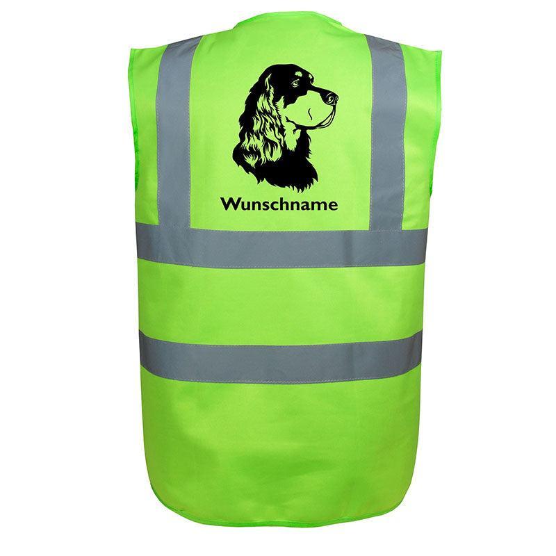 Gordon Setter - Hundesport Warnweste Sicherheitsweste mit Hundemotiv-Tierisch-tolle Geschenke-Tierisch-tolle-Geschenke