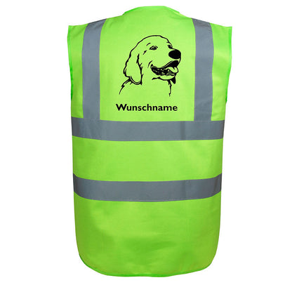 Golden Retriever 4 - Hundesport Warnweste Sicherheitsweste mit Hundemotiv-Tierisch-tolle Geschenke-Tierisch-tolle-Geschenke