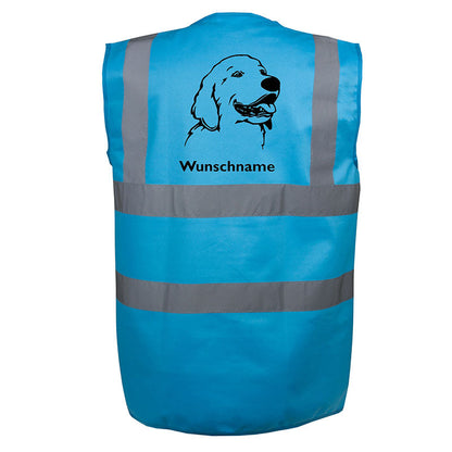 Golden Retriever 4 - Hundesport Warnweste Sicherheitsweste mit Hundemotiv-Tierisch-tolle Geschenke-Tierisch-tolle-Geschenke