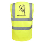 Flat Coated Retriever - Hundesport Warnweste Sicherheitsweste mit Hundemotiv-Tierisch-tolle Geschenke