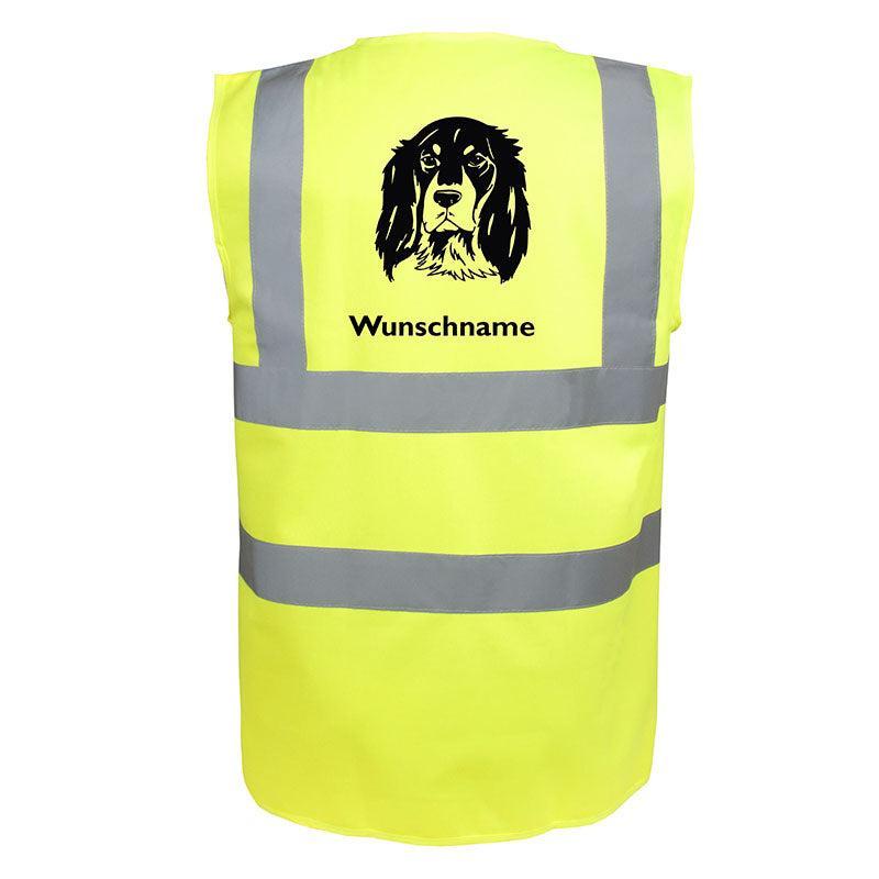 Epagneul Breton Brittany Dog 2 - Hundesport Warnweste Sicherheitsweste mit Hundemotiv-Tierisch-tolle Geschenke