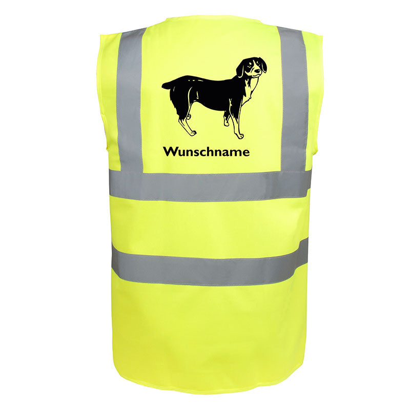 Entlebucher Sennenhund - Hundesport Warnweste Sicherheitsweste mit Hundemotiv-Tierisch-tolle Geschenke-Tierisch-tolle-Geschenke