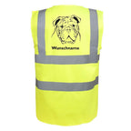 Englische Bulldogge - Hundesport Warnweste Sicherheitsweste mit Hundemotiv-Tierisch-tolle Geschenke