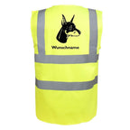 Dobermann 3 - Hundesport Warnweste Sicherheitsweste mit Hundemotiv-Tierisch-tolle Geschenke