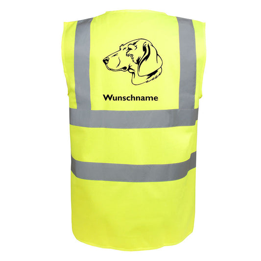 Deutsche Bracke - Hundesport Warnweste Sicherheitsweste mit Hundemotiv-Tierisch-tolle Geschenke-Tierisch-tolle-Geschenke