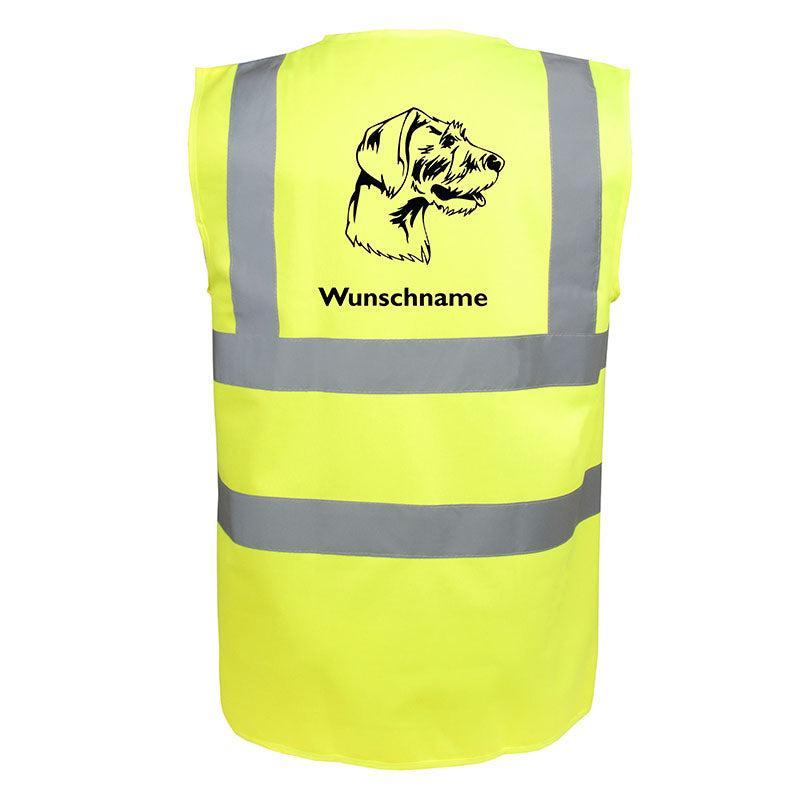 Deutsch Drahthaar 2 - Hundesport Warnweste Sicherheitsweste mit Hundemotiv-Tierisch-tolle Geschenke