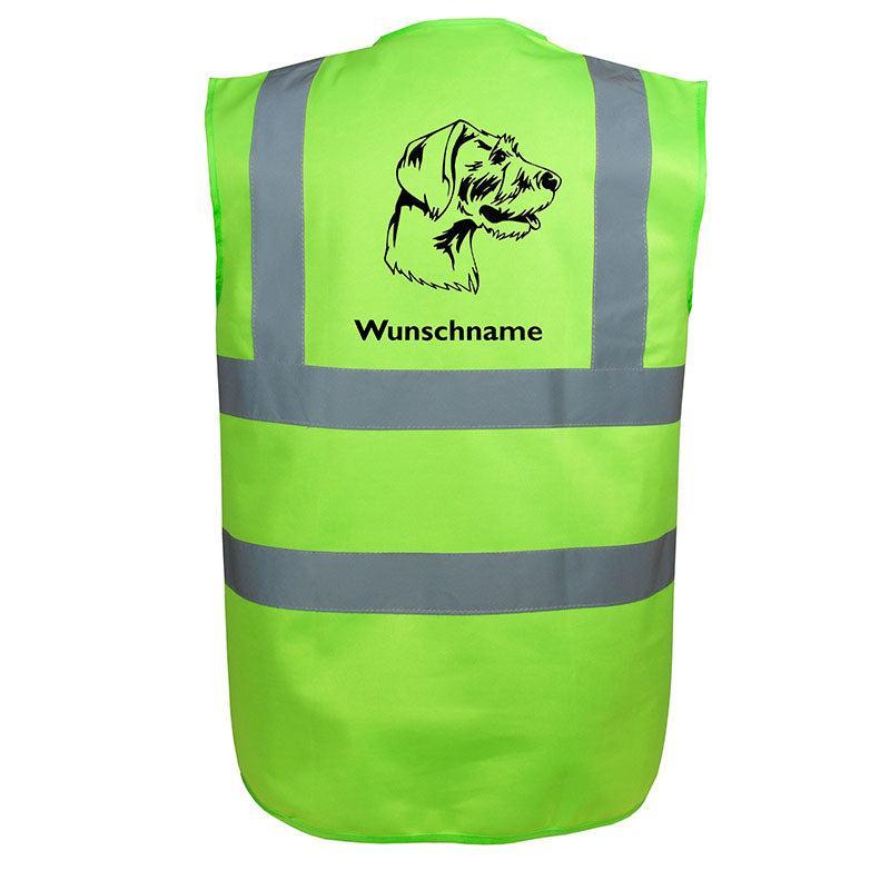 Deutsch Drahthaar 2 - Hundesport Warnweste Sicherheitsweste mit Hundemotiv-Tierisch-tolle Geschenke-Tierisch-tolle-Geschenke