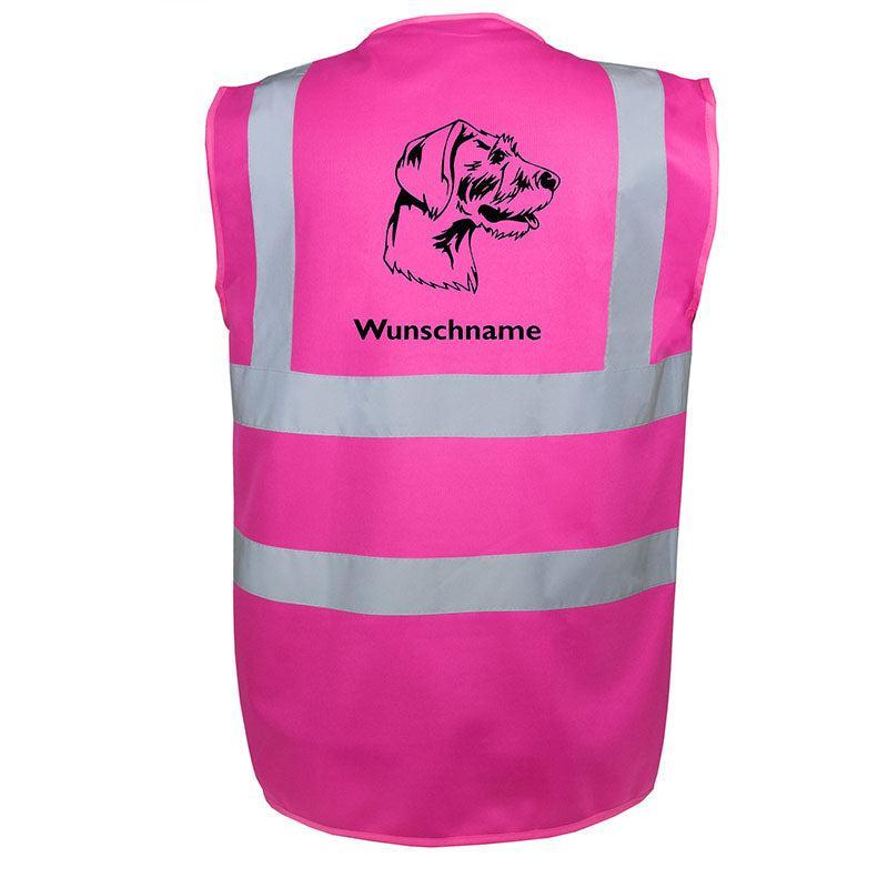 Deutsch Drahthaar 2 - Hundesport Warnweste Sicherheitsweste mit Hundemotiv-Tierisch-tolle Geschenke-Tierisch-tolle-Geschenke