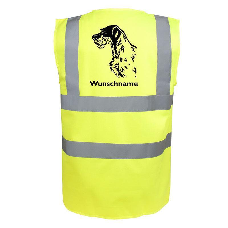 Deutsch Drahthaar - Hundesport Warnweste Sicherheitsweste mit Hundemotiv-Tierisch-tolle Geschenke