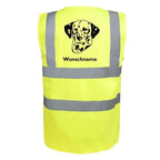 Dalmatiner 2 - Hundesport Warnweste Sicherheitsweste mit Hundemotiv-Tierisch-tolle Geschenke