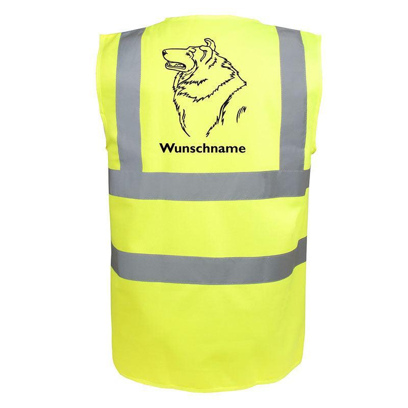 Collie - Hundesport Warnweste Sicherheitsweste mit Hundemotiv-Tierisch-tolle Geschenke