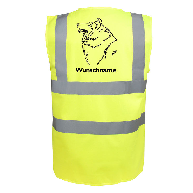 Collie - Hundesport Warnweste Sicherheitsweste mit Hundemotiv-Tierisch-tolle Geschenke-Tierisch-tolle-Geschenke