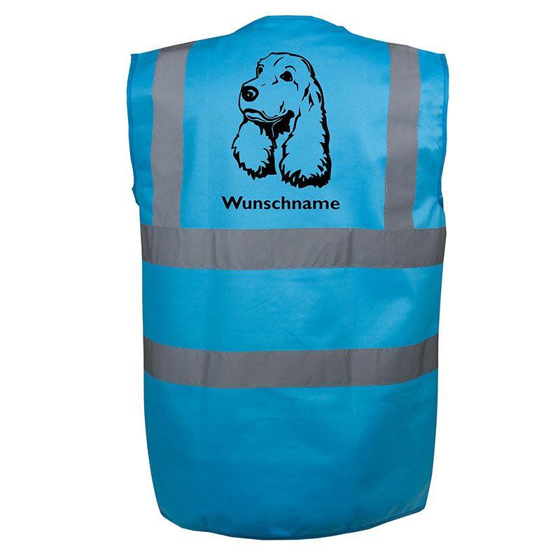 Cocker Spaniel 3 - Hundesport Warnweste Sicherheitsweste mit Hundemotiv-Tierisch-tolle Geschenke-Tierisch-tolle-Geschenke