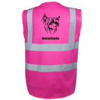 Chinesischer Schopfhund - Hundesport Warnweste Sicherheitsweste mit Hundemotiv-Tierisch-tolle Geschenke-Tierisch-tolle-Geschenke