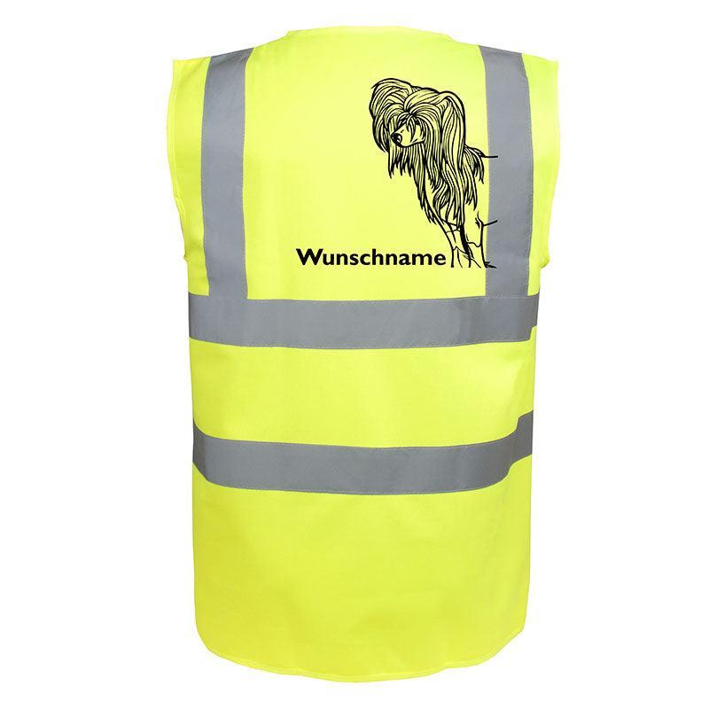 Chinesischer Nackthund - Hundesport Warnweste Sicherheitsweste mit Hundemotiv-Tierisch-tolle Geschenke