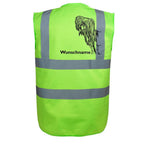 Chinesischer Nackthund - Hundesport Warnweste Sicherheitsweste mit Hundemotiv-Tierisch-tolle Geschenke-Tierisch-tolle-Geschenke