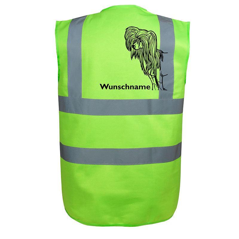 Chinesischer Nackthund - Hundesport Warnweste Sicherheitsweste mit Hundemotiv-Tierisch-tolle Geschenke-Tierisch-tolle-Geschenke