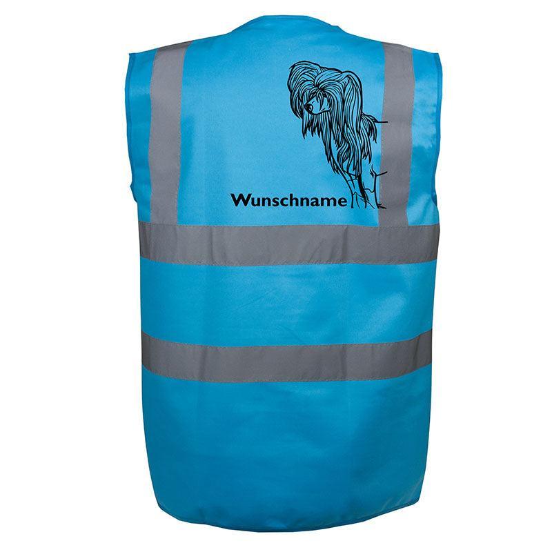 Chinesischer Nackthund - Hundesport Warnweste Sicherheitsweste mit Hundemotiv-Tierisch-tolle Geschenke-Tierisch-tolle-Geschenke