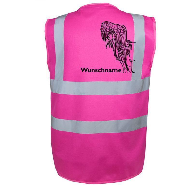 Chinesischer Nackthund - Hundesport Warnweste Sicherheitsweste mit Hundemotiv-Tierisch-tolle Geschenke-Tierisch-tolle-Geschenke