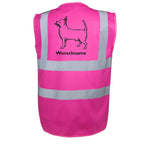 Chihuahua 3 - Hundesport Warnweste Sicherheitsweste mit Hundemotiv-Tierisch-tolle Geschenke-Tierisch-tolle-Geschenke