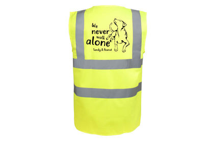 Hundesport Warnweste Sicherheitsweste: Never walk alone 4-Tierisch-tolle Geschenke-Tierisch-tolle-Geschenke