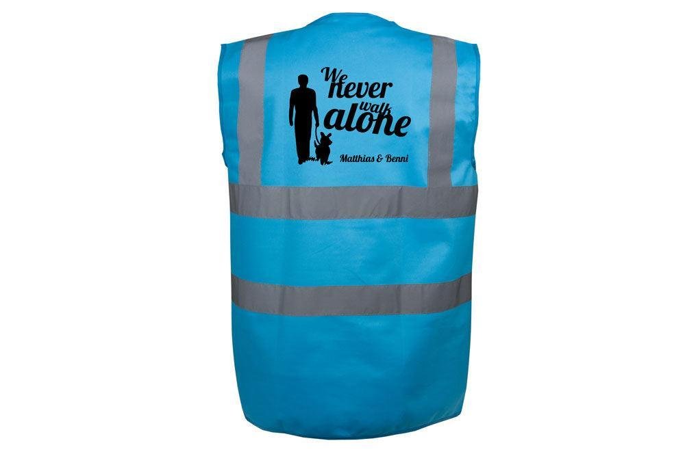 Hundesport Warnweste Sicherheitsweste: Never walk alone 3-Tierisch-tolle Geschenke