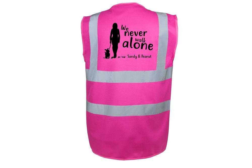 Hundesport Warnweste Sicherheitsweste: Never walk alone 2-Tierisch-tolle Geschenke