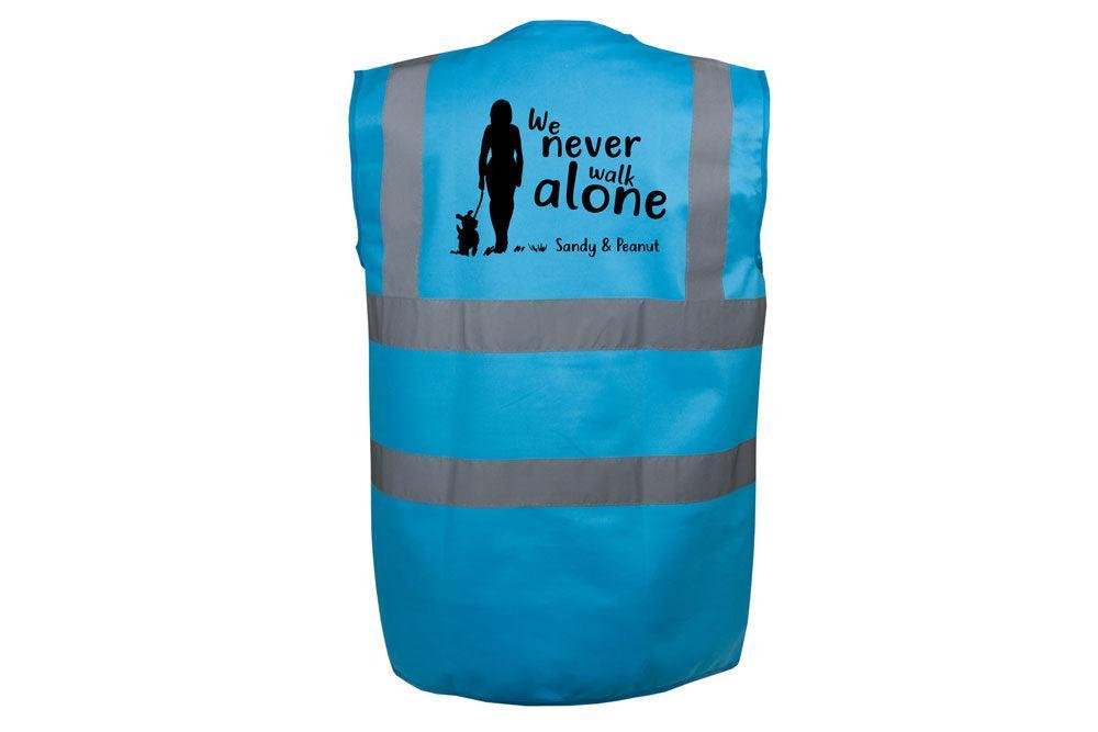 Hundesport Warnweste Sicherheitsweste: Never walk alone 2-Tierisch-tolle Geschenke-Tierisch-tolle-Geschenke