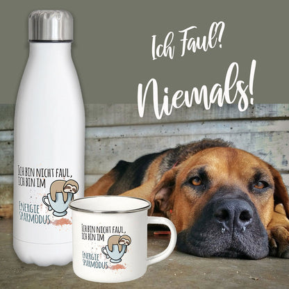 Hat hier jemand Kaffee gesagt? - Edelstahl Thermosflasche 750 ml-Tierisch-tolle Geschenke-Tierisch-tolle-Geschenke