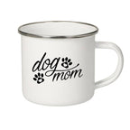 Emaille Becher - dog mom mit Wunschname-Tierisch-tolle Geschenke-Tierisch-tolle-Geschenke
