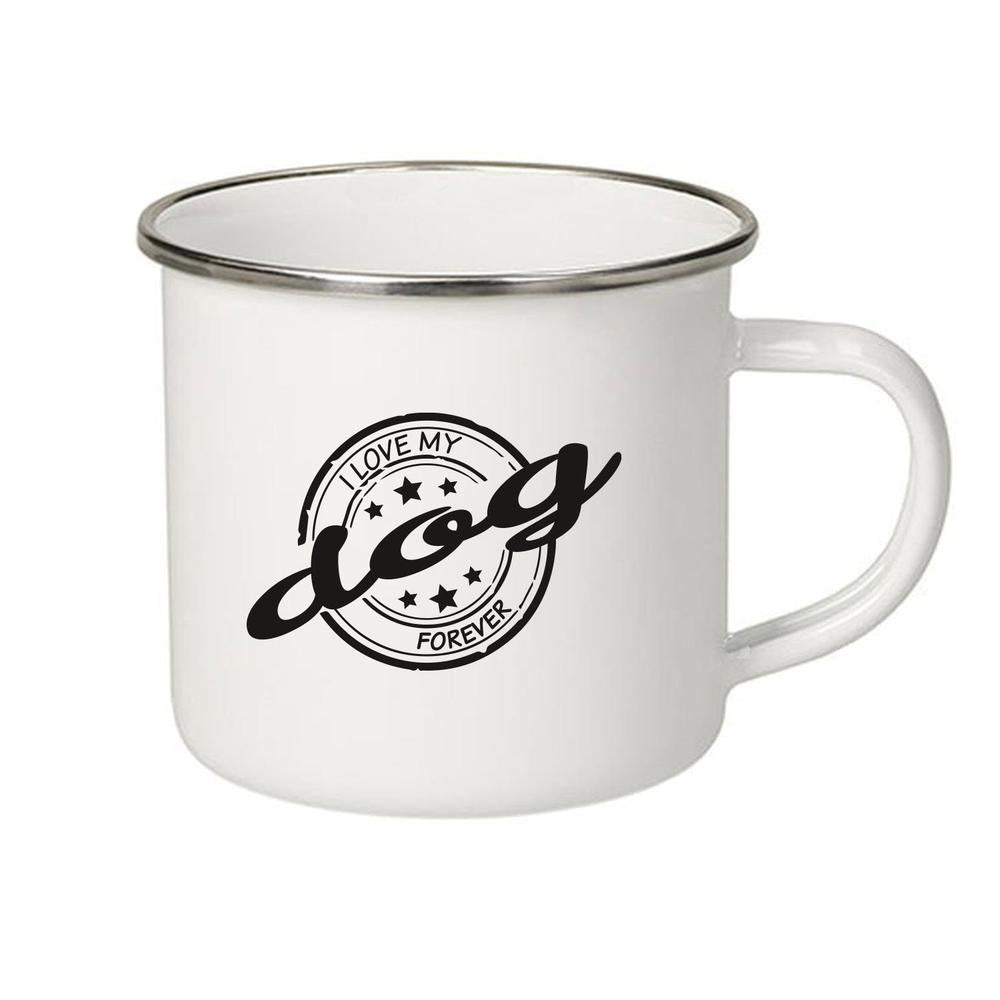 Emaille Becher - dog forever-Tierisch-tolle Geschenke-Tierisch-tolle-Geschenke