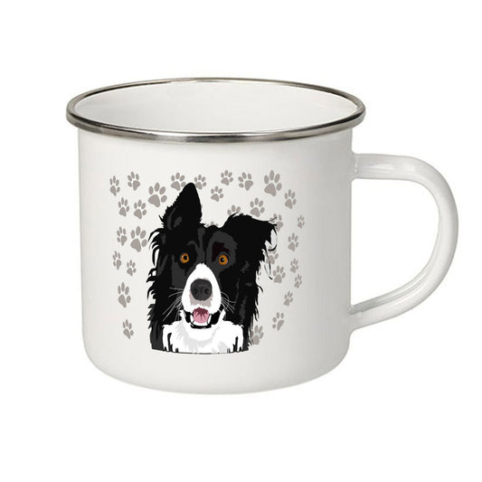 Emaille Becher - Border Collie-Tierisch-tolle Geschenke-Tierisch-tolle-Geschenke