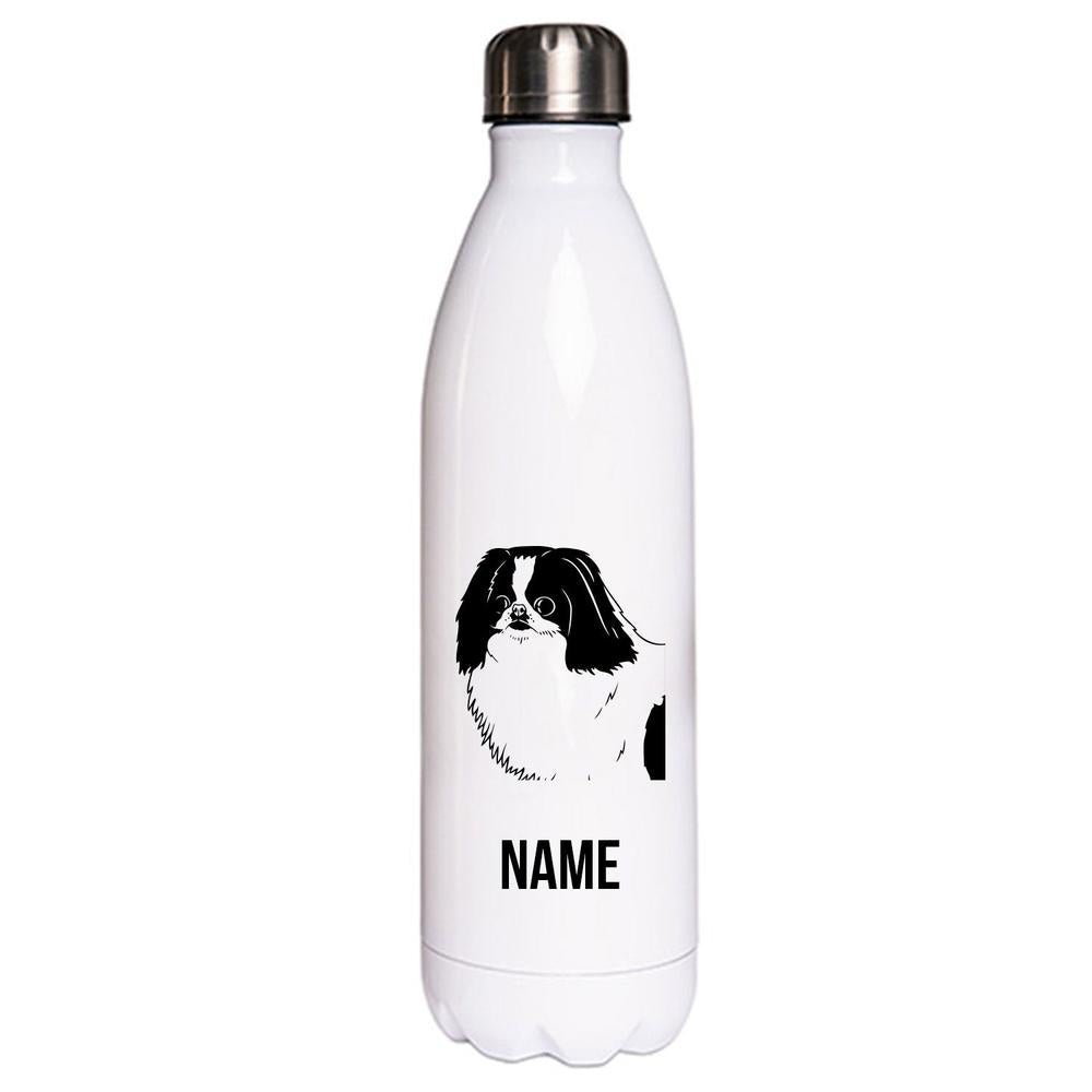 Japan Chin - Edelstahl Thermosflasche 750 ml mit Namen-Tierisch-tolle Geschenke-Tierisch-tolle-Geschenke