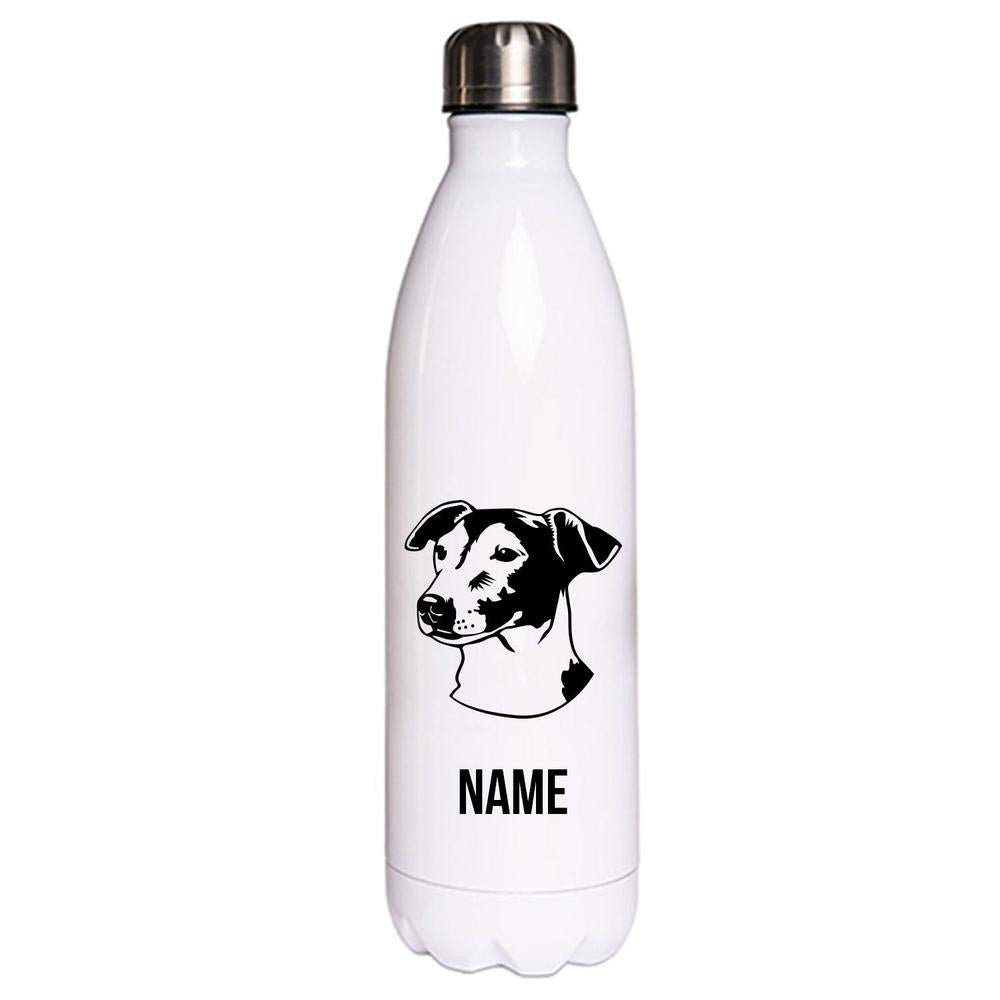 Jack Russel Terrier 3 - Edelstahl Thermosflasche 750 ml mit Namen-Tierisch-tolle Geschenke-Tierisch-tolle-Geschenke