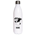 Jack Russel Terrier 3 - Edelstahl Thermosflasche 750 ml mit Namen-Tierisch-tolle Geschenke-Tierisch-tolle-Geschenke