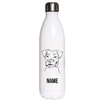 Jack Russel Terrier 2 - Edelstahl Thermosflasche 750 ml mit Namen-Tierisch-tolle Geschenke-Tierisch-tolle-Geschenke