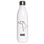 Greyhound - Edelstahl Thermosflasche 750 ml mit Namen-Tierisch-tolle Geschenke-Tierisch-tolle-Geschenke