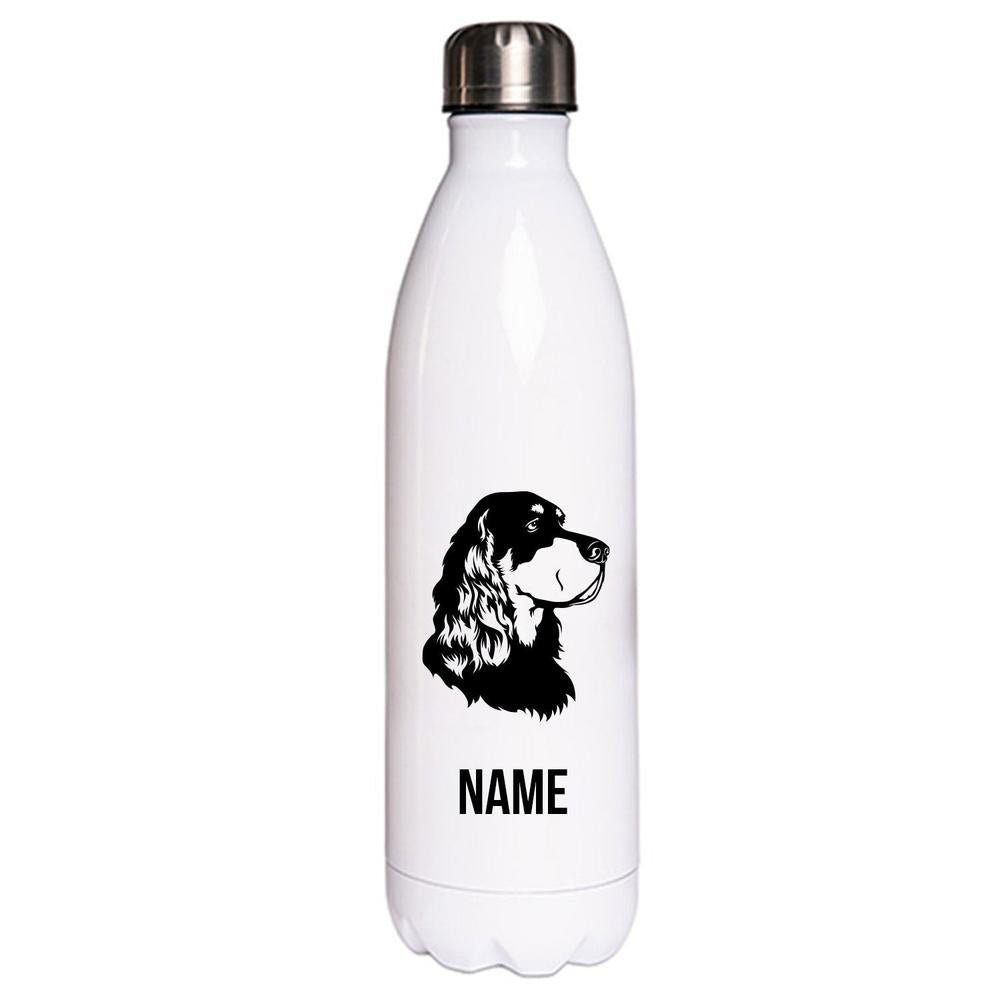 Gordon Setter - Edelstahl Thermosflasche 750 ml mit Namen-Tierisch-tolle Geschenke-Tierisch-tolle-Geschenke