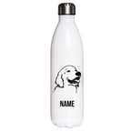Golden Retriever 1 - Edelstahl Thermosflasche 750 ml mit Namen-Tierisch-tolle Geschenke-Tierisch-tolle-Geschenke