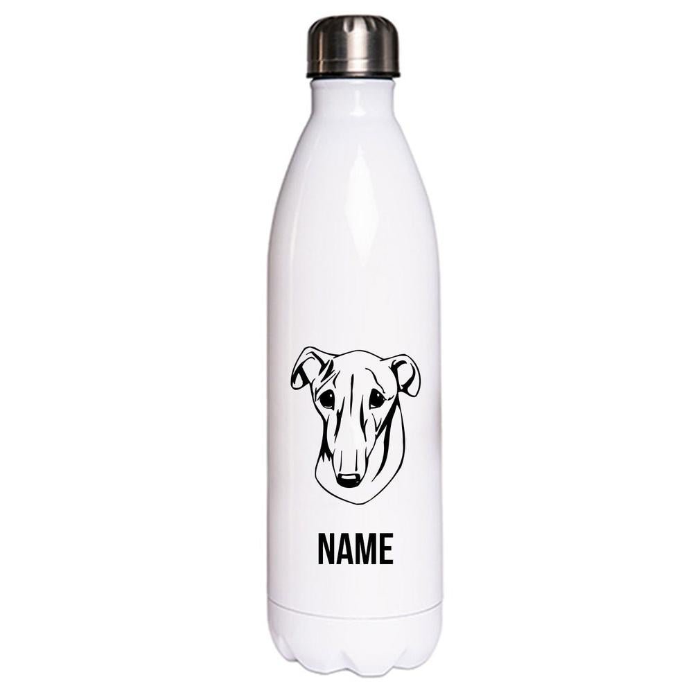 Galgo 2 - Edelstahl Thermosflasche 750 ml mit Namen-Tierisch-tolle Geschenke-Tierisch-tolle-Geschenke