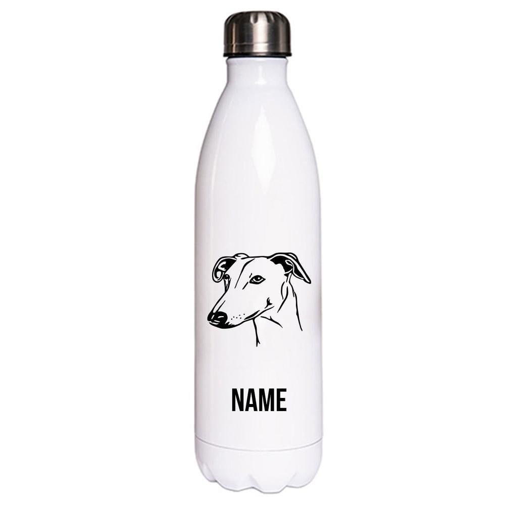 Galgo - Edelstahl Thermosflasche 750 ml mit Namen-Tierisch-tolle Geschenke-Tierisch-tolle-Geschenke