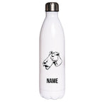 Foxterrier Drahthaar 2 - Edelstahl Thermosflasche 750 ml mit Namen-Tierisch-tolle Geschenke-Tierisch-tolle-Geschenke