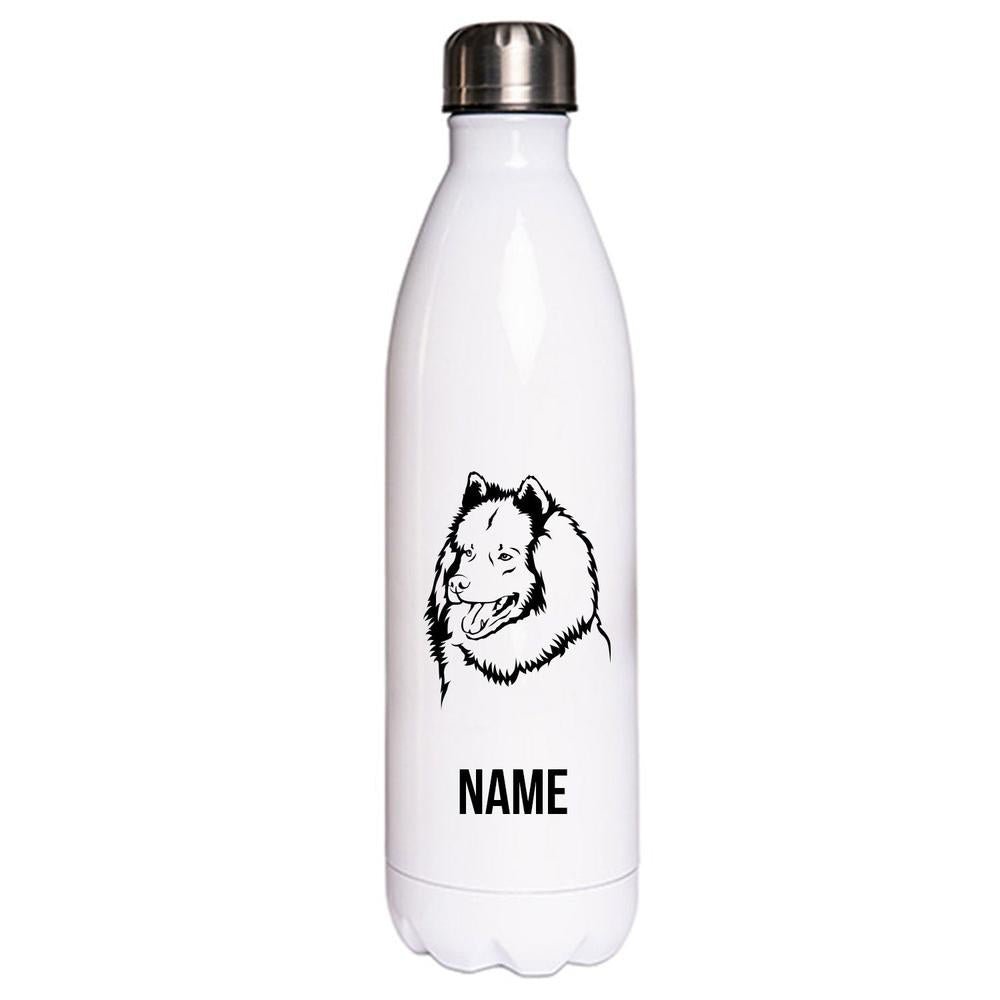 Eurasier 1 - Edelstahl Thermosflasche 750 ml mit Namen-Tierisch-tolle Geschenke-Tierisch-tolle-Geschenke