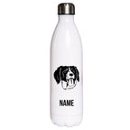 Epagneul Breton Brittany Spaniel - Edelstahl Thermosflasche 750 ml mit Namen-Tierisch-tolle Geschenke-Tierisch-tolle-Geschenke