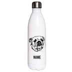 American Bulldog - Edelstahl Thermosflasche 750 ml mit Namen-Tierisch-tolle Geschenke-Tierisch-tolle-Geschenke