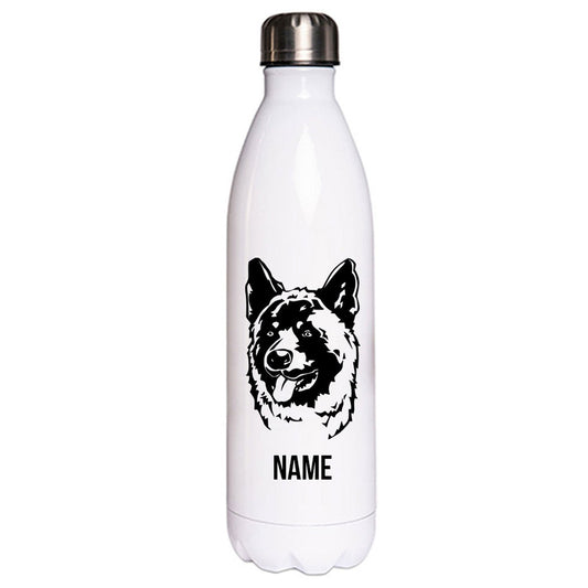 Akita 1 - Edelstahl Thermosflasche 750 ml mit Namen-Tierisch-tolle Geschenke-Tierisch-tolle-Geschenke