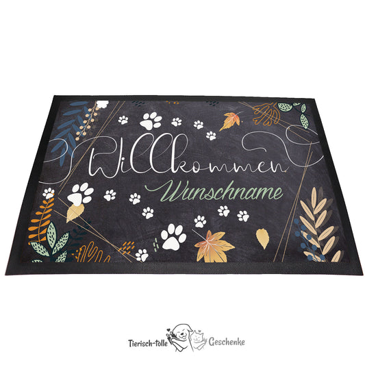 Fußmatte - Schmutzfangmatte - Willkommen - 40 x 60 cm-Tierisch-tolle Geschenke-Tierisch-tolle-Geschenke